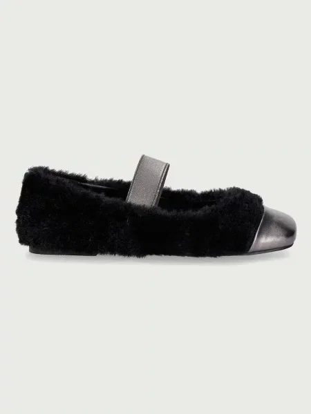 Koi Footwear балетки MISTRAL FUR BALLET FLATS