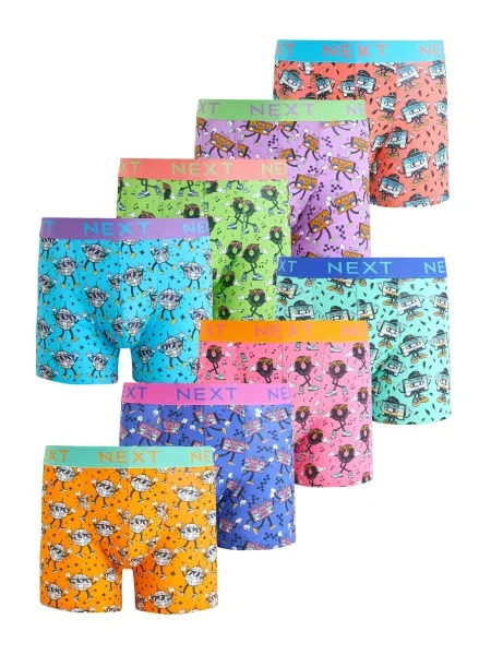 Next Boksarice / temno / žad / svetlo zelena / svetlo lila / oranžna / korala / roza modra