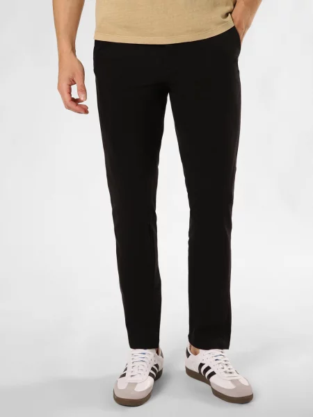 Chinosy o kroju slim fit z dodatkiem streczu Jack & Jones czarne