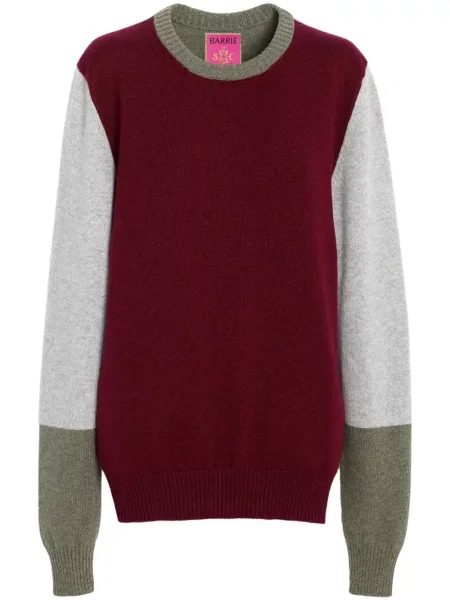 Pulover Barrie din cașmir roșu