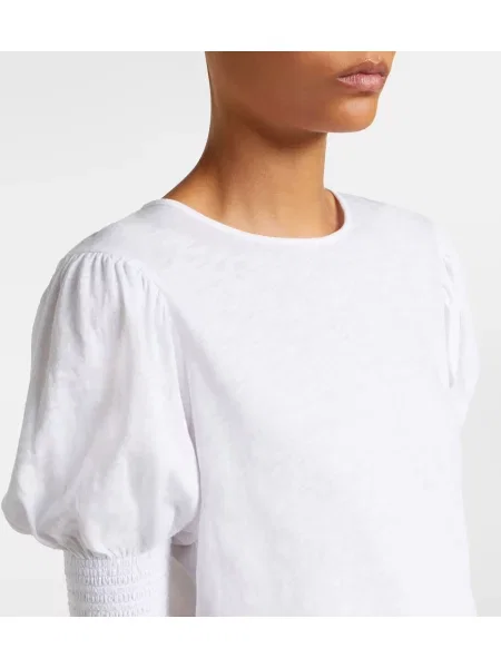 Tricou Velvet de catifea alb