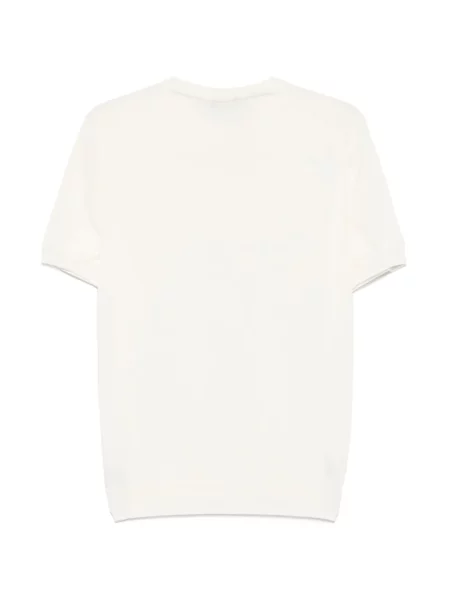 Tricou Zanone tricotate alb