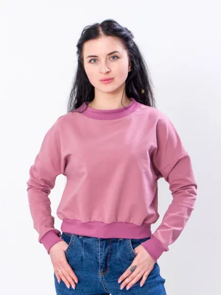 Світшот Носи своє бавовна/поліестер рожевий