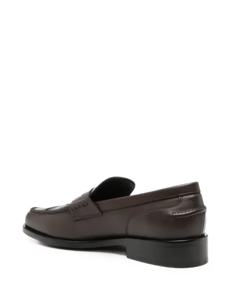 Pantofi loafer Stefan Cooke din piele maro