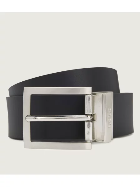 HUGO Curea de piele Marc_S negru