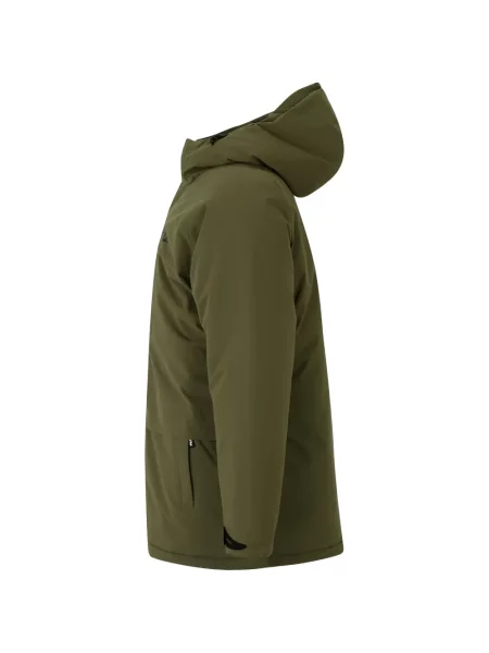 Geacă parka Fila cu glugă verde