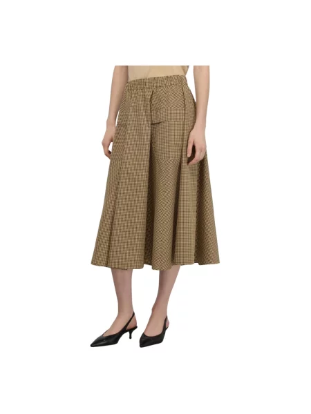 Spódnica midi Semicouture zielona