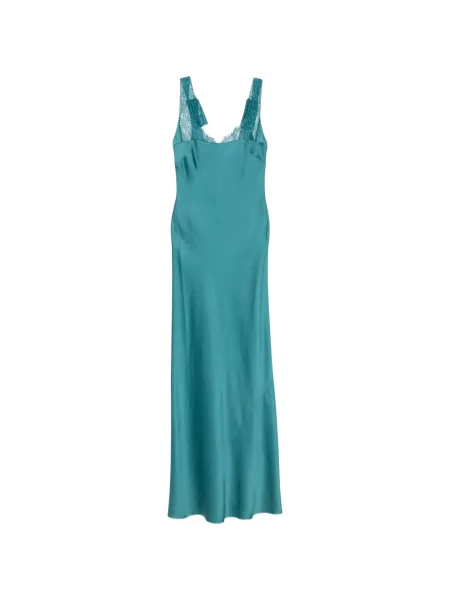 Rochie maxi Forte_forte din dantelă albastru