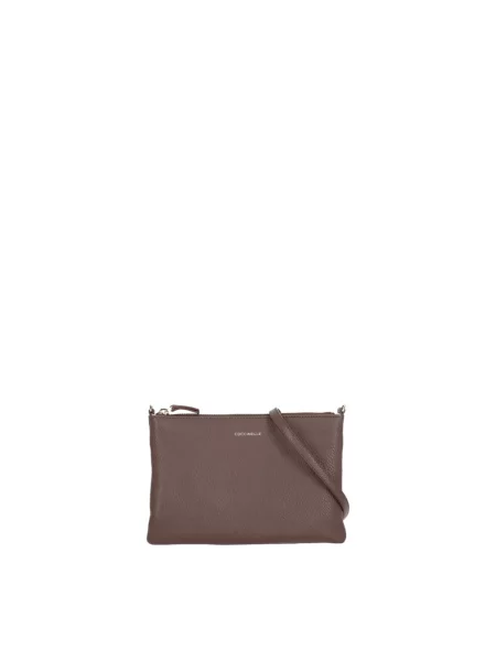 Torebka crossbody Coccinelle skórzana czerwona