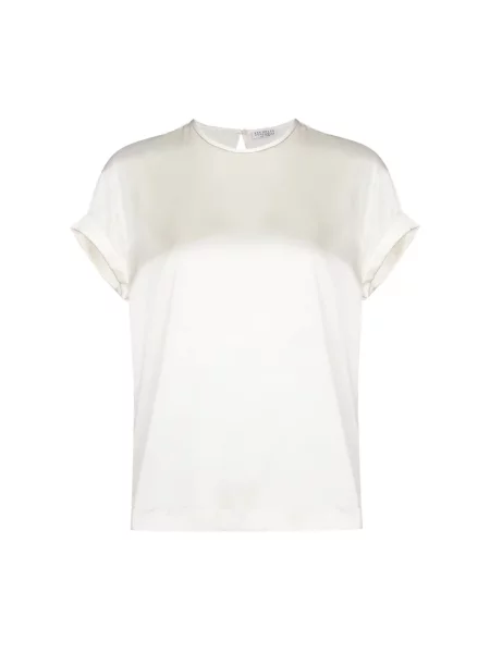 Bluzka Brunello Cucinelli biała