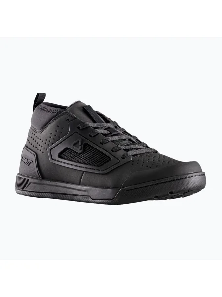 Leatt Flat black férfi platform kerékpáros cipő Flat fekete