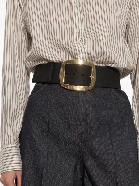 Curea Dolce & Gabbana din piele negru