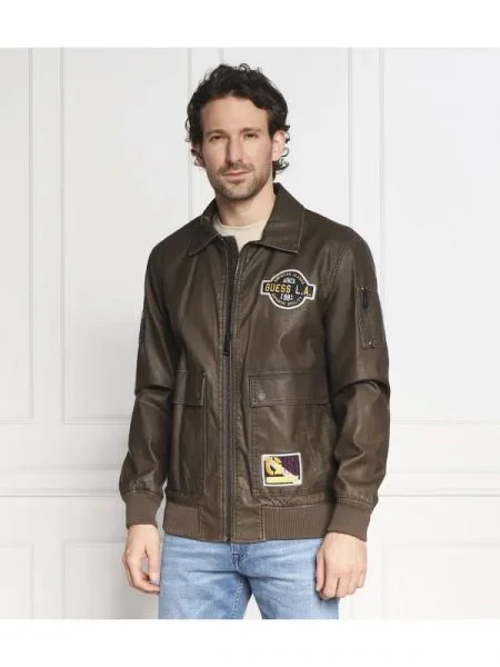 GUESS Geacă AVIATOR maro