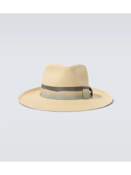 Pălărie de paie Borsalino bej