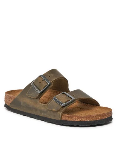 Papucs Birkenstock Arizona Faded Khaki zöld