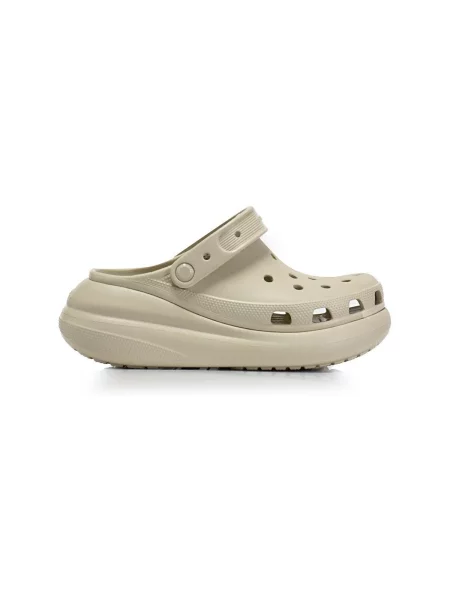 Klasické pantofle Crocs béžové