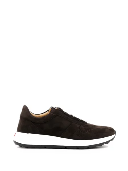 Sneakerși Tod's din piele de căprioară maro
