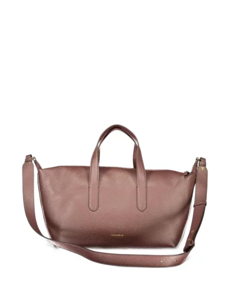Geantă shopper Coccinelle din piele maro