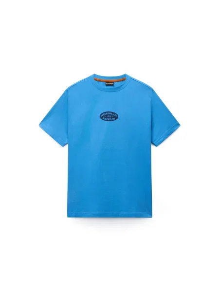 NAPAPIJRI Tricou Flint marin / azur albastru