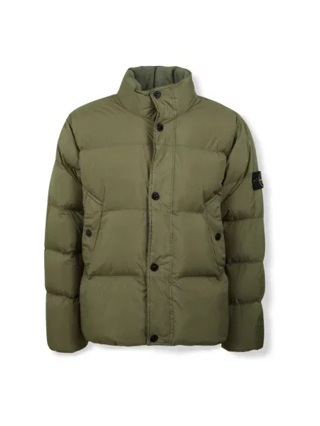 Kurtka Stone Island z kamieniami zielona