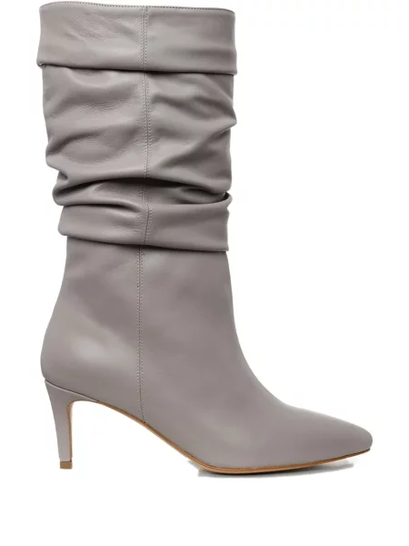 Botine Ginissima din piele gri