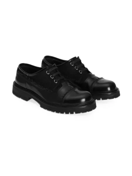 Derby Dolce And Gabbana sznurowany czarny