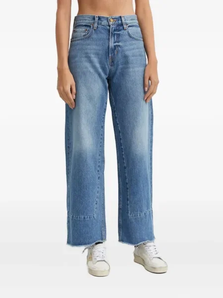 Pantaloni culottes B Sides albastru