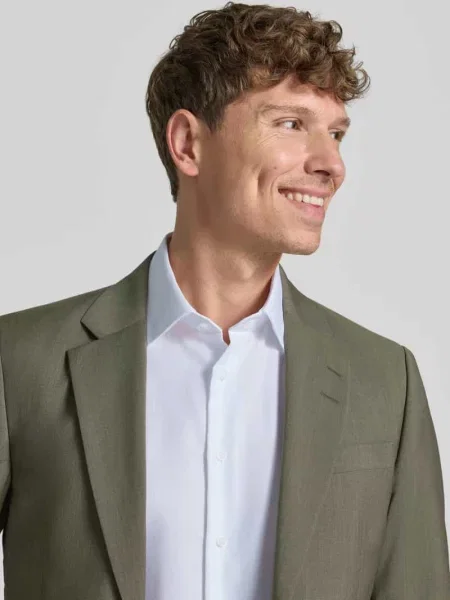 Koszula o kroju slim fit biznes z bardzo długim rękawem Christian Berg Men biała