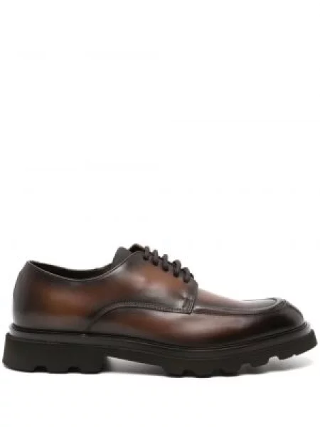 Pantofi loafer Doucal's din piele maro
