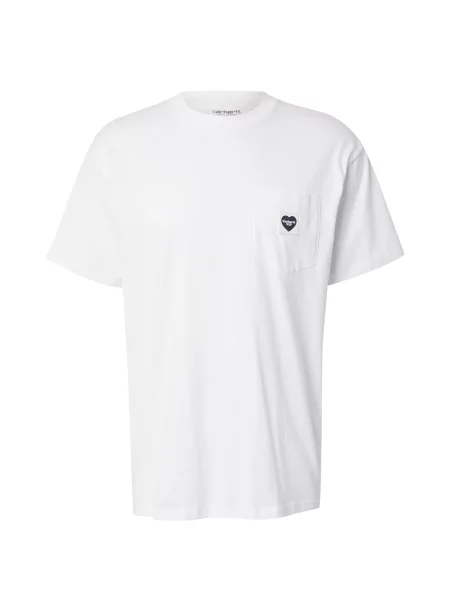 Póló Carhartt WIP S/S Pocket Heart T-Shirt White/ Black S fehér
