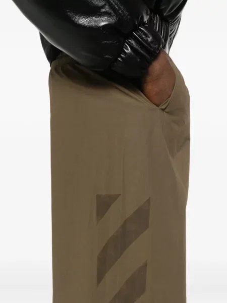 Pantaloni Off-white alb
