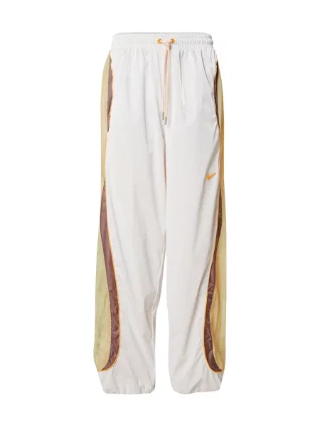Nike Sportswear Kalhoty světle žlutá / bledě fialová / oranžová bílá