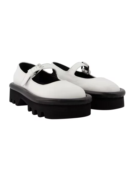 Balerinki Jw Anderson skórzane chunky białe