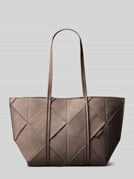 Calvin Klein torebka shopper brązowa