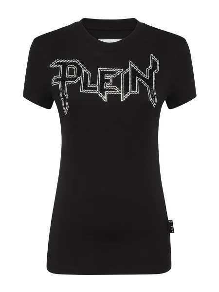 Koszulka Philipp Plein z krótkim rękawem czarna