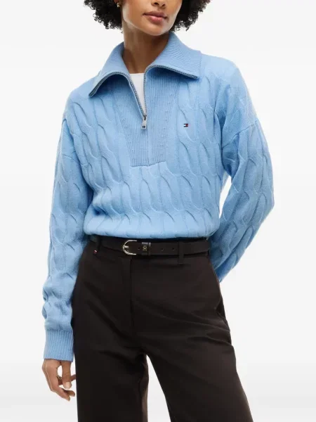 Pulover Tommy Hilfiger albastru