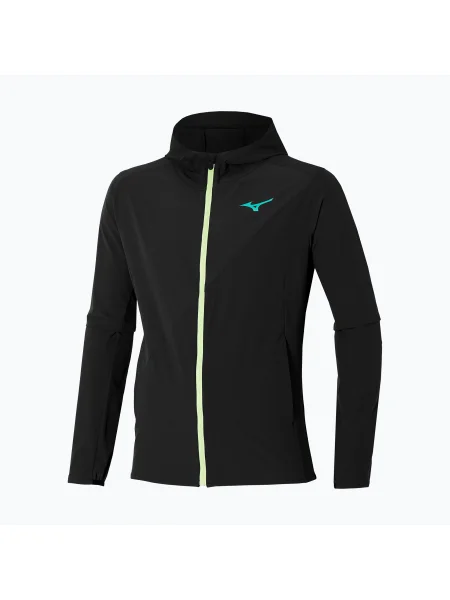 Jachetă de tenis pentru femei Mizuno Mugen Hooded Jacket negru