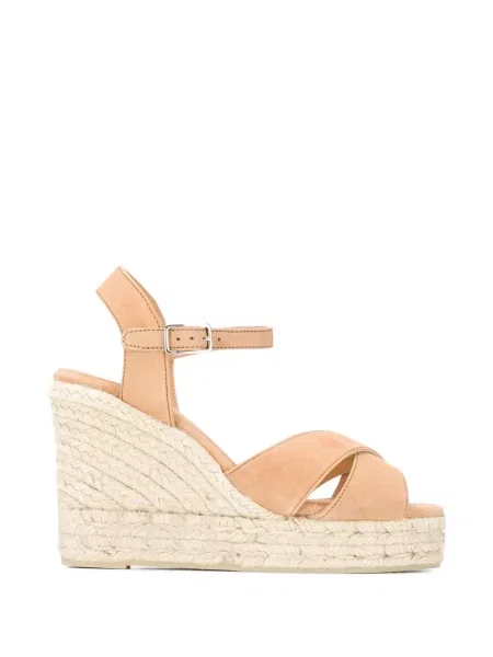 Еспадрили Castañer с клин ток кафяво