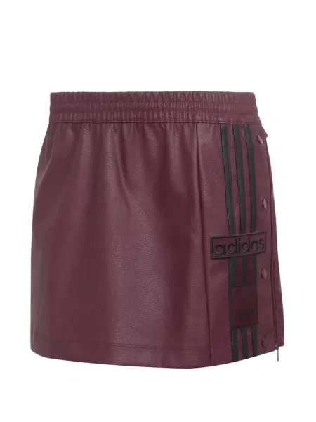 Pantaloni Adidas alergare cu model piele de șarpe cu broderie maro