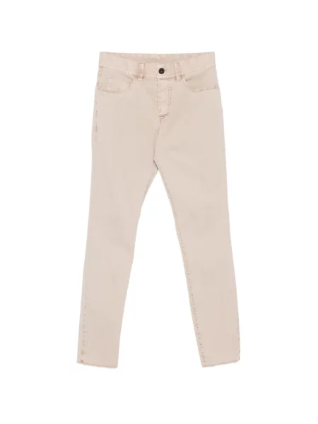 Pantaloni James Perse din țesătură twill cu 5 buzunare