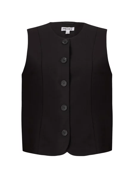 PIECES Vestă PCKAMIL' negru