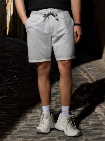 Sinsay Szorty slim fit szary