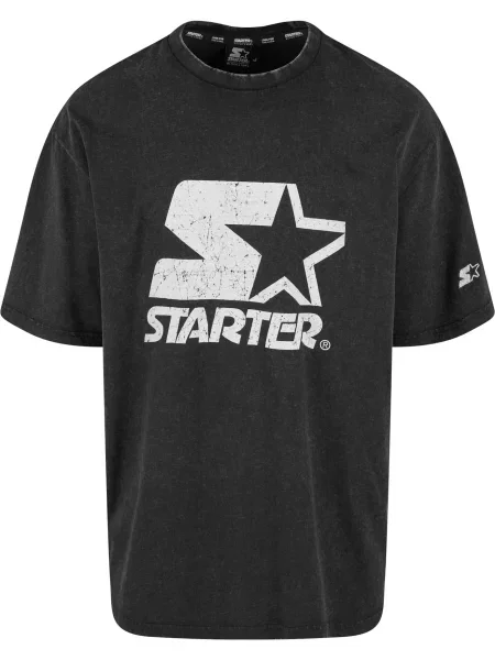 Starter Black Label Marškinėliai juoda balta