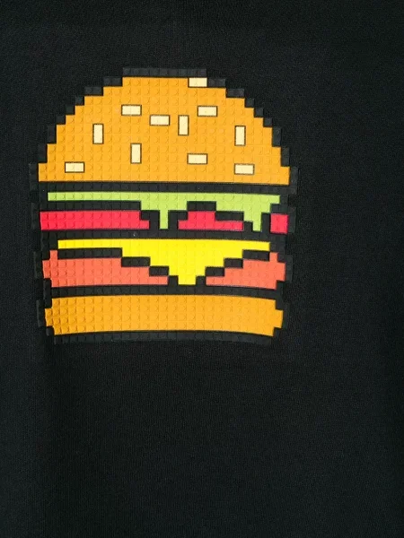 Bluza z kapturem dziecięca Mostly Heard Rarely Seen 8-bit czarna