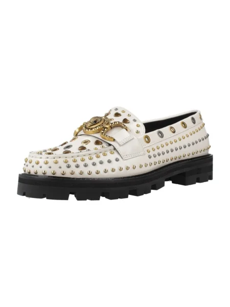 Pantofi loafer Kurt Geiger din piele alb
