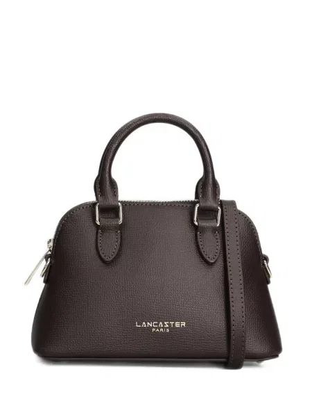 Geantă shopper Lancaster din piele maro