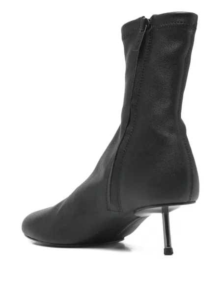 Botine St. Agni din piele negru