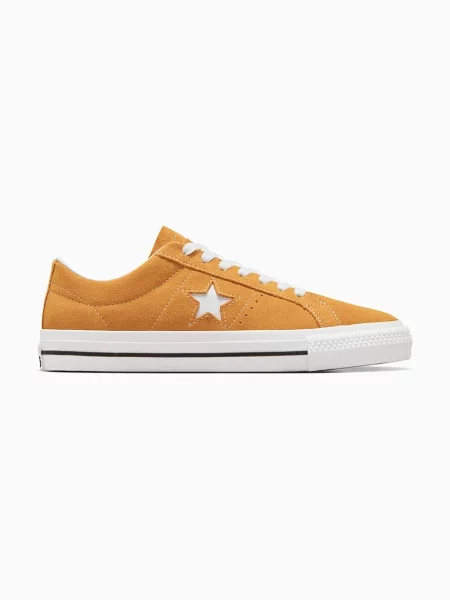 Замшеві кросівки Converse One Star PRO жовтий