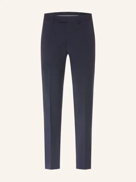 Strellson Spodnie Garniturowe Melwin Slim Fit blau niebieskie