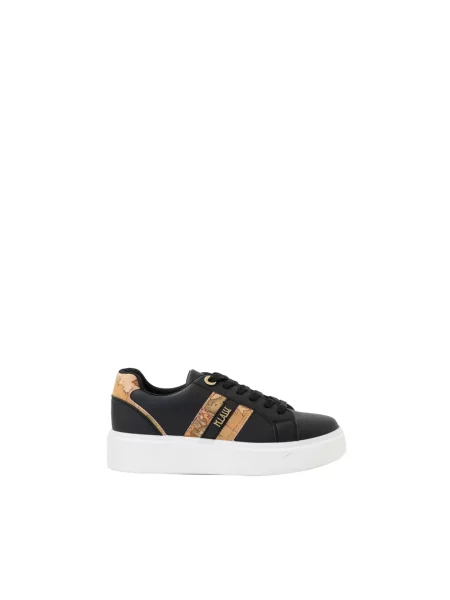 Sneakersy Alviero Martini 1a Classe z nadrukiem czarne